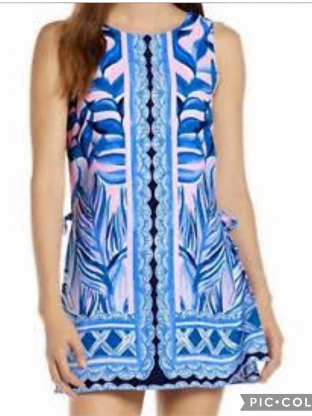 Lilly Pulitzer Women's 4 Lined Donna Romper in Pink Tropics Tint